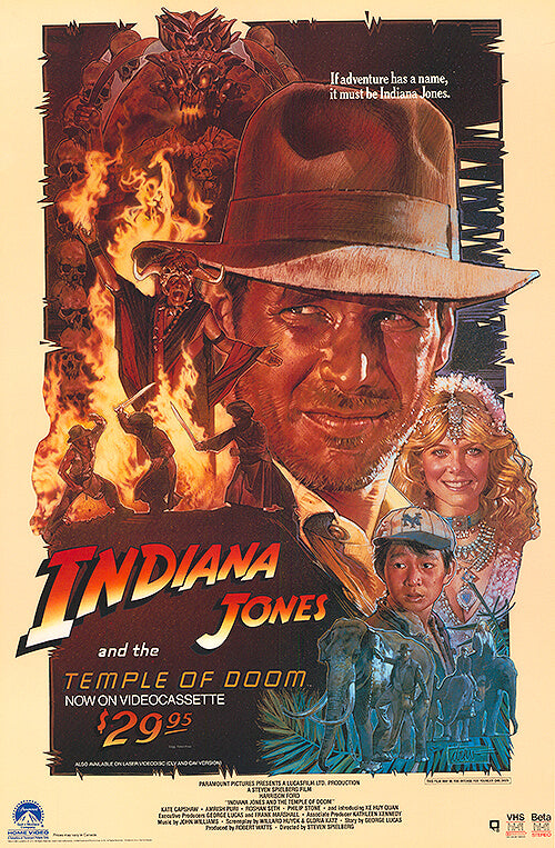 INDIANA JONES and the TEMPLE OF DOOM チラシ Amazon.com: POSTER STOP ONLINE Indiana Jones and The Temple